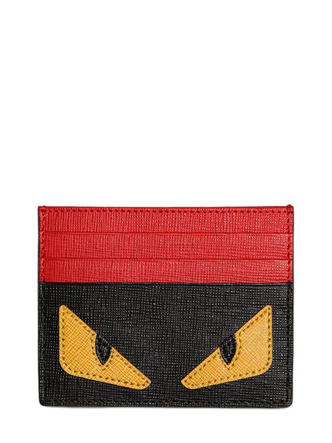 fendi monster card holder replica|fendi monster resale.